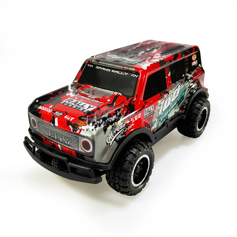 1/24 27HZ Off-road Remote Control Car with LED Lights Mini RC Car Models Toys for Boys Children Gifts