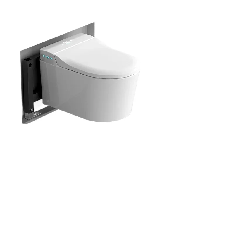 

Wall-mounted wall row hanging smart toilet hidden water tank no water pressure limit integrated toilet
