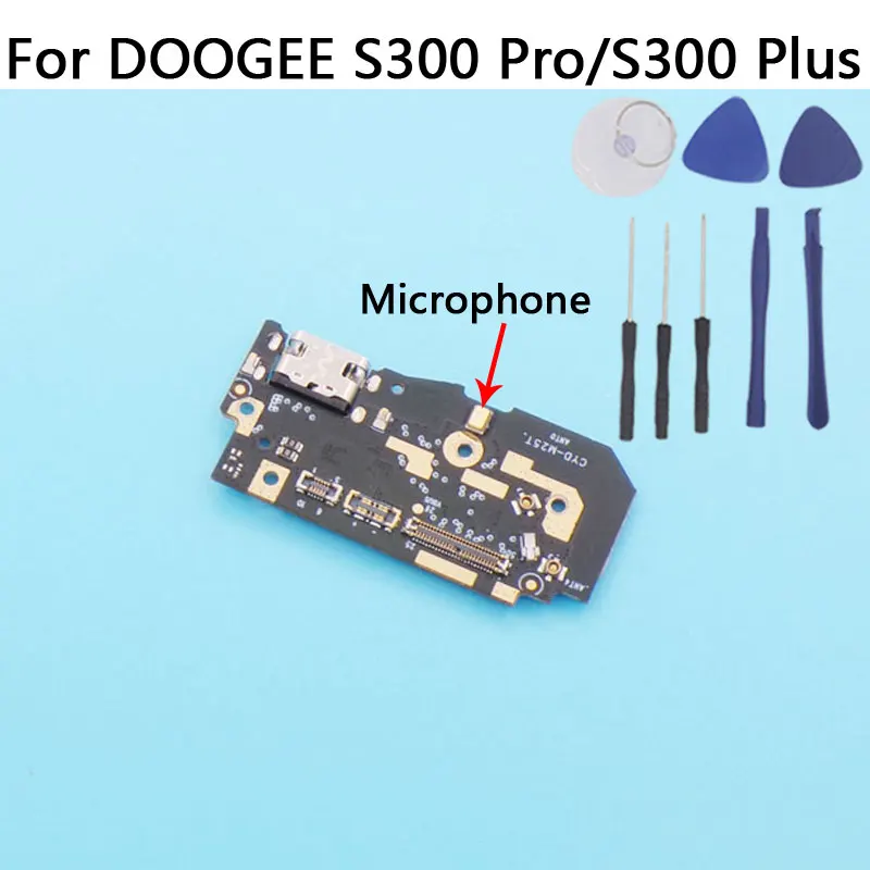 New Original DOOGEE S300 Pro USB Board Base Charging Charge Port Board For DOOGEE S300 Plus Smart Phone