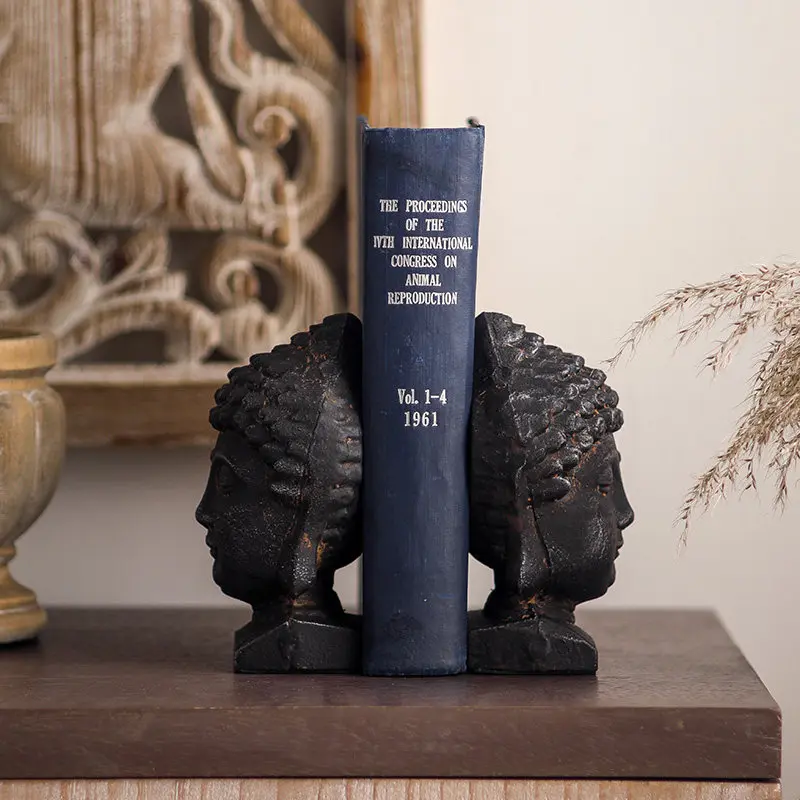 

Винтажные промышленные металлические подставки для книг, прочные кованые железные органайзеры для стола, декор в деревенском стиле для дома и офиса, уникальный реквизит для демонстрации книг