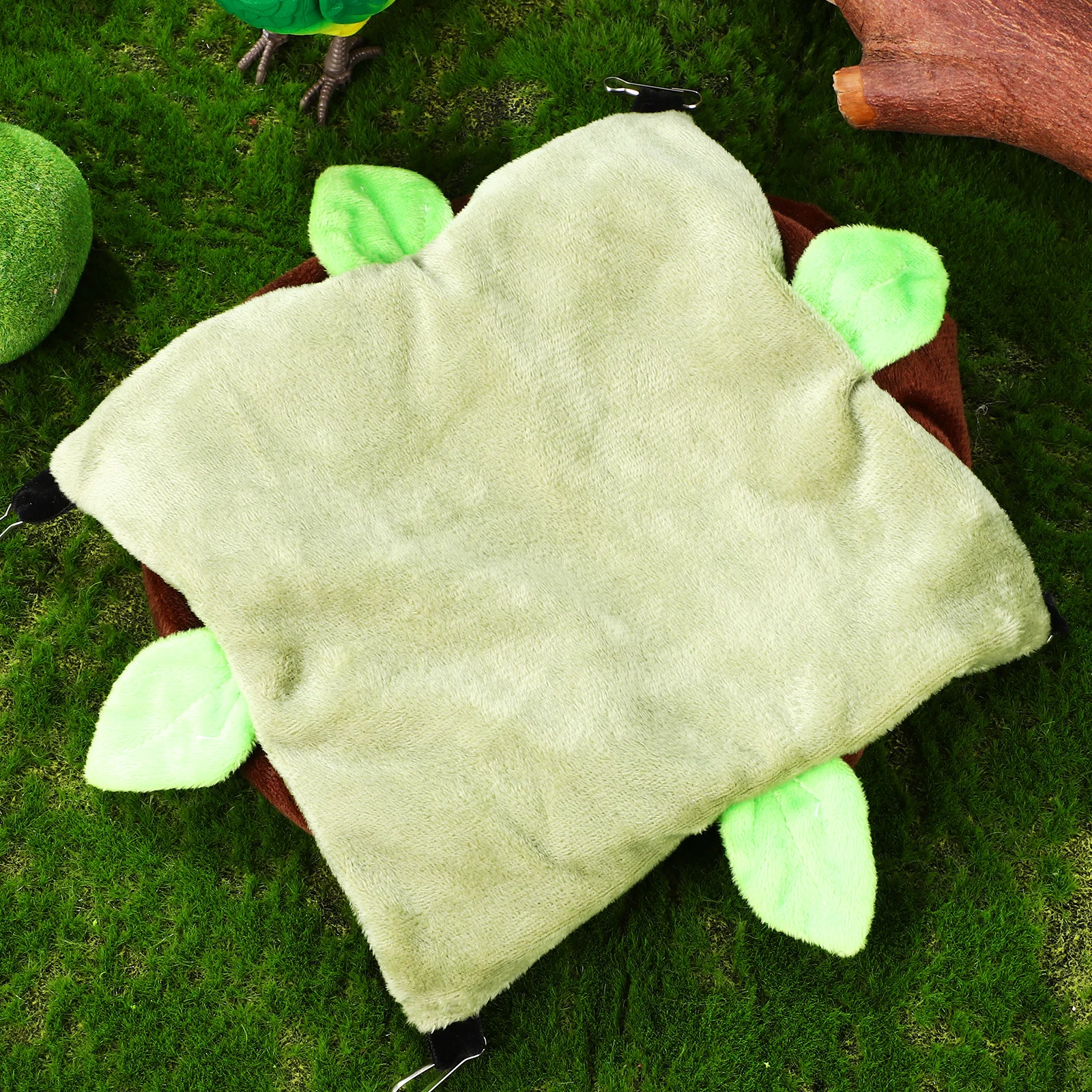 

Parrot Hammock Bird For Cage Winter Pet Accessories Soft Comfortable Durable Leaf Pattern Hanging Nest Parakeet Bed Hamster
