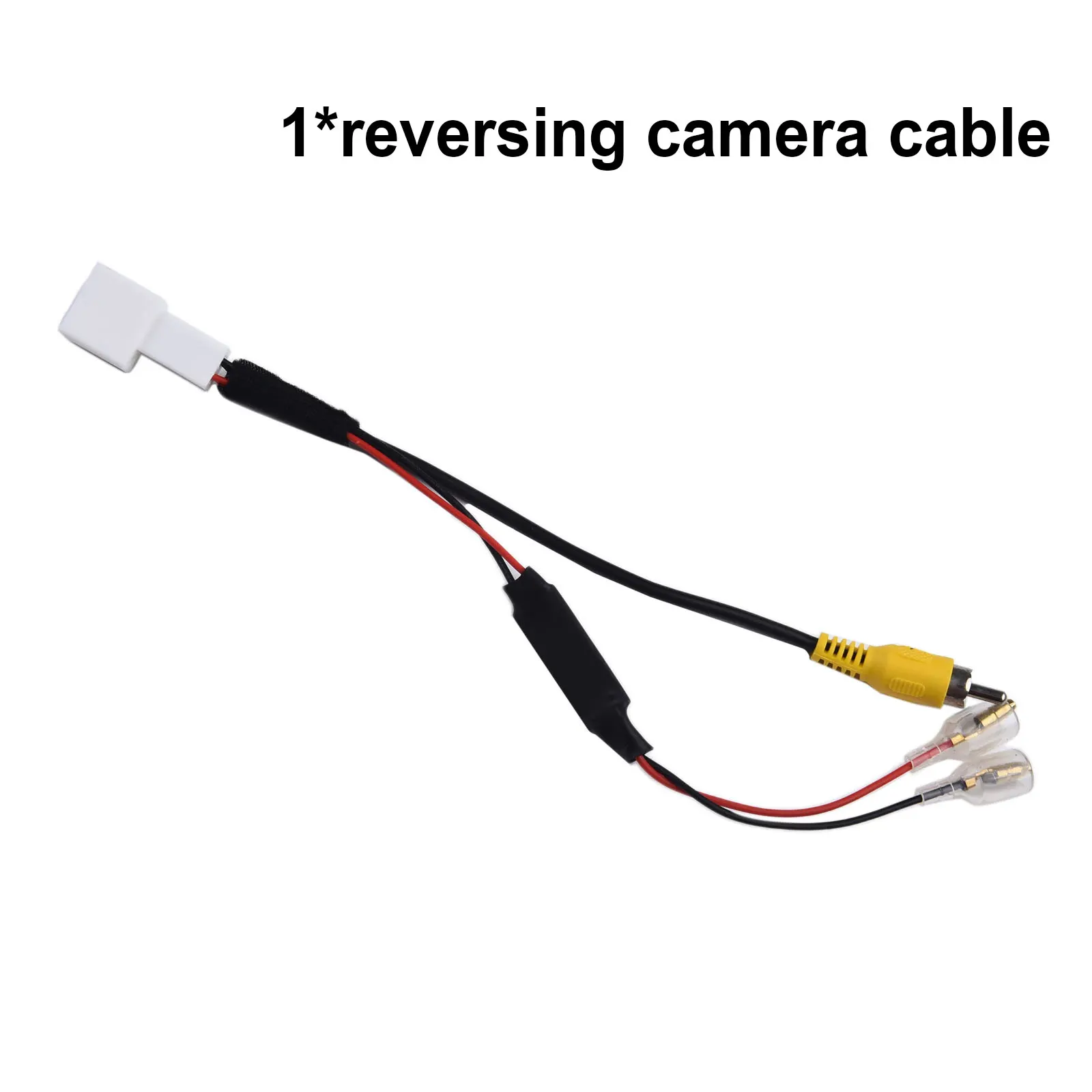 

High Quality Useful Camera Cable Parts Replacement Retention Reverse Wiring 22.5cm Accessories Black For Toyota