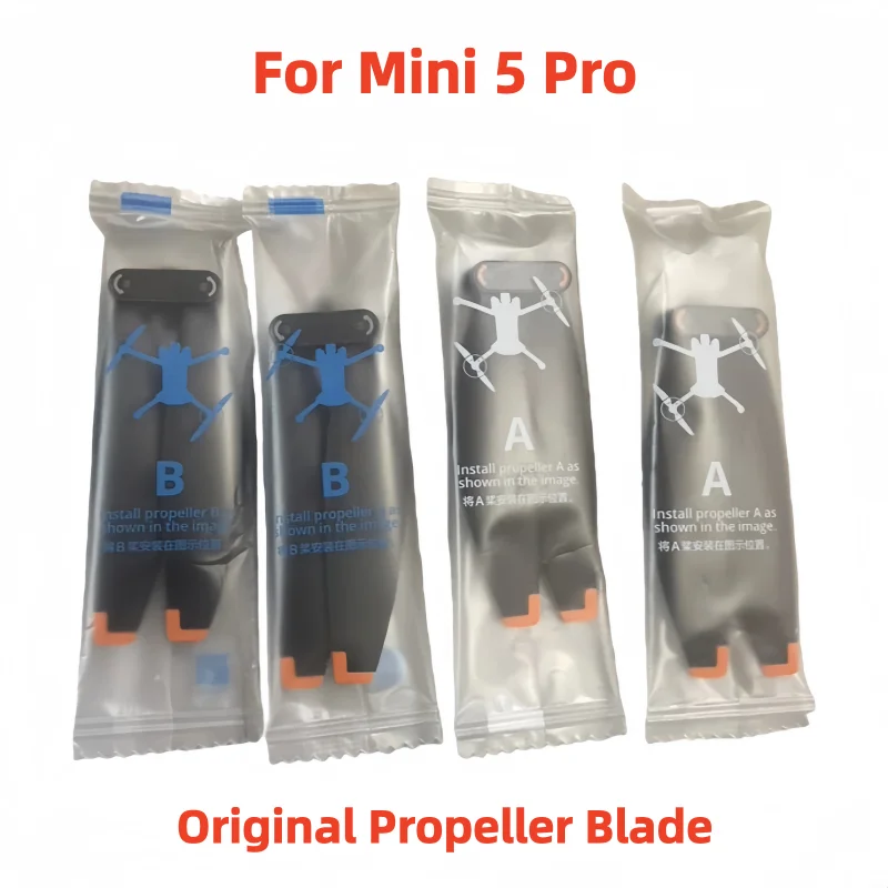 Nova lâmina de hélice original para dji mini 5 pro peças de reparo substituição liberação rápida asas dobráveis acessório para mini 5 pro