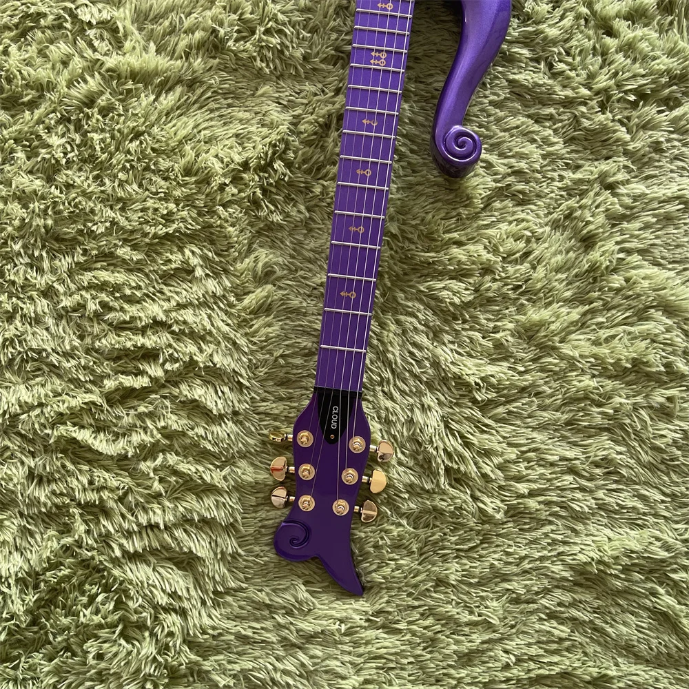 hot popular selling sh pickup wrapwind bridge purple prince set in neck electric guitars Guitarra