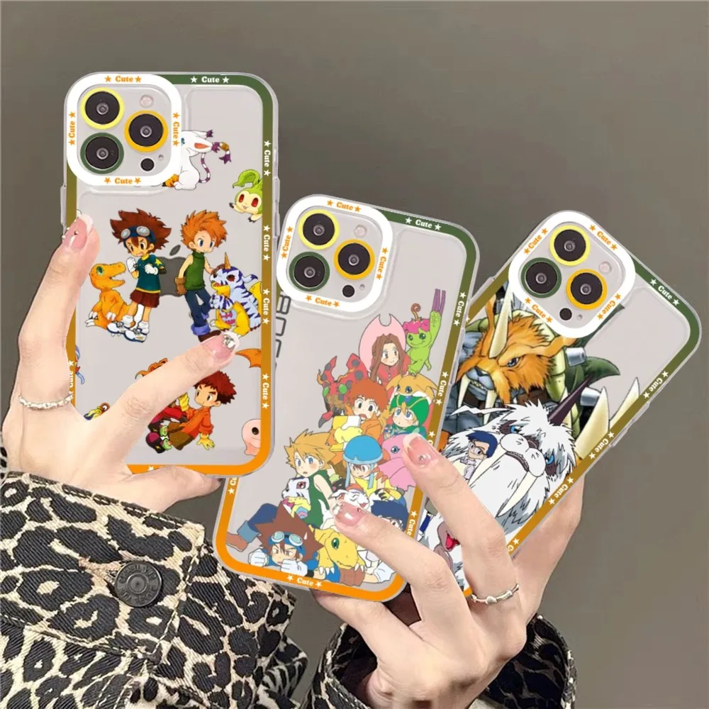 Digimon Digital Monsters Phone Case For Samsung S 20 S 21 S 22 S 23 Lite Plus Ultra Mobile Cover