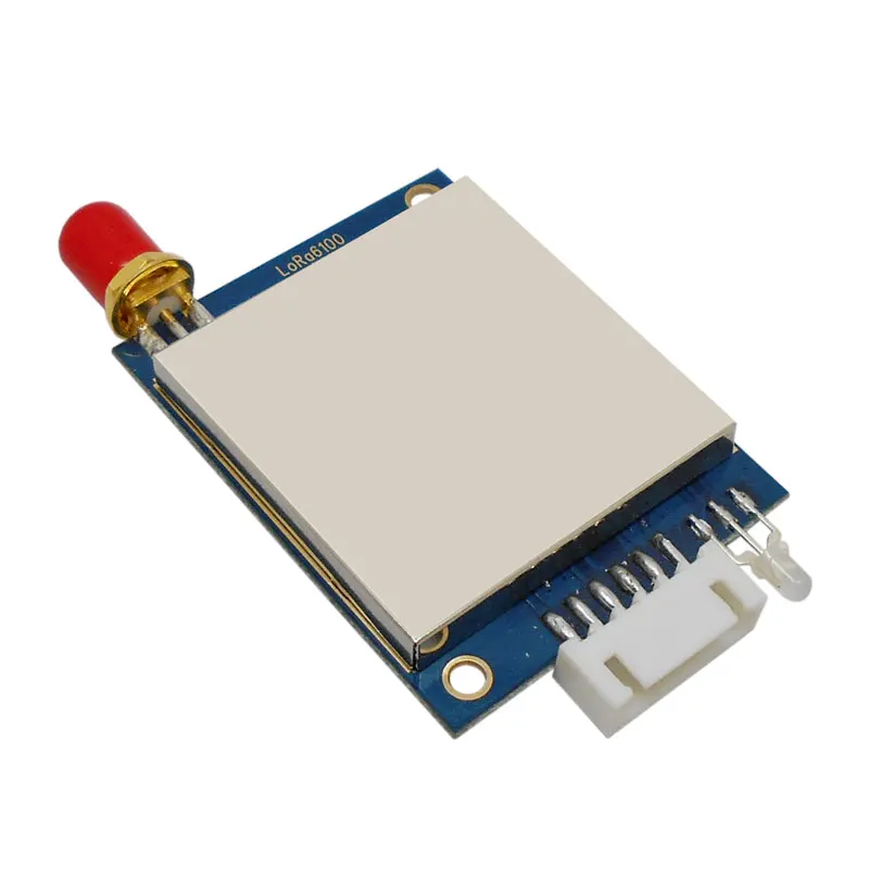 2sets/lot Long range 8km 30dBm 433MHz LoRa data transceiver module Lora6100PRO with UART AES encryption MESH network