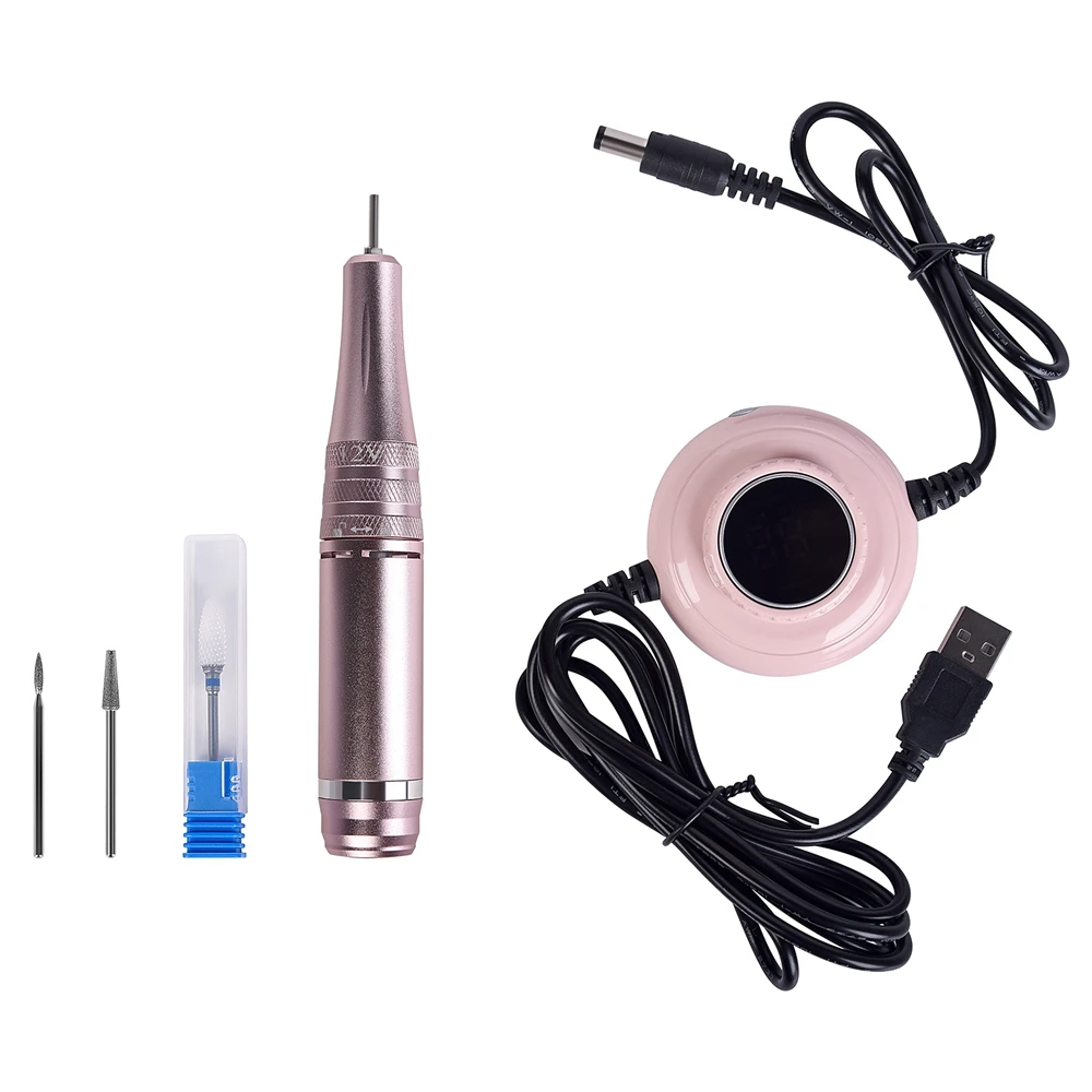 

35000RPM Electric Nail Drill Machine With LCD Display Screen Milling Cutters for Manicure Acrylic Gel Polish Remove Tool Kit