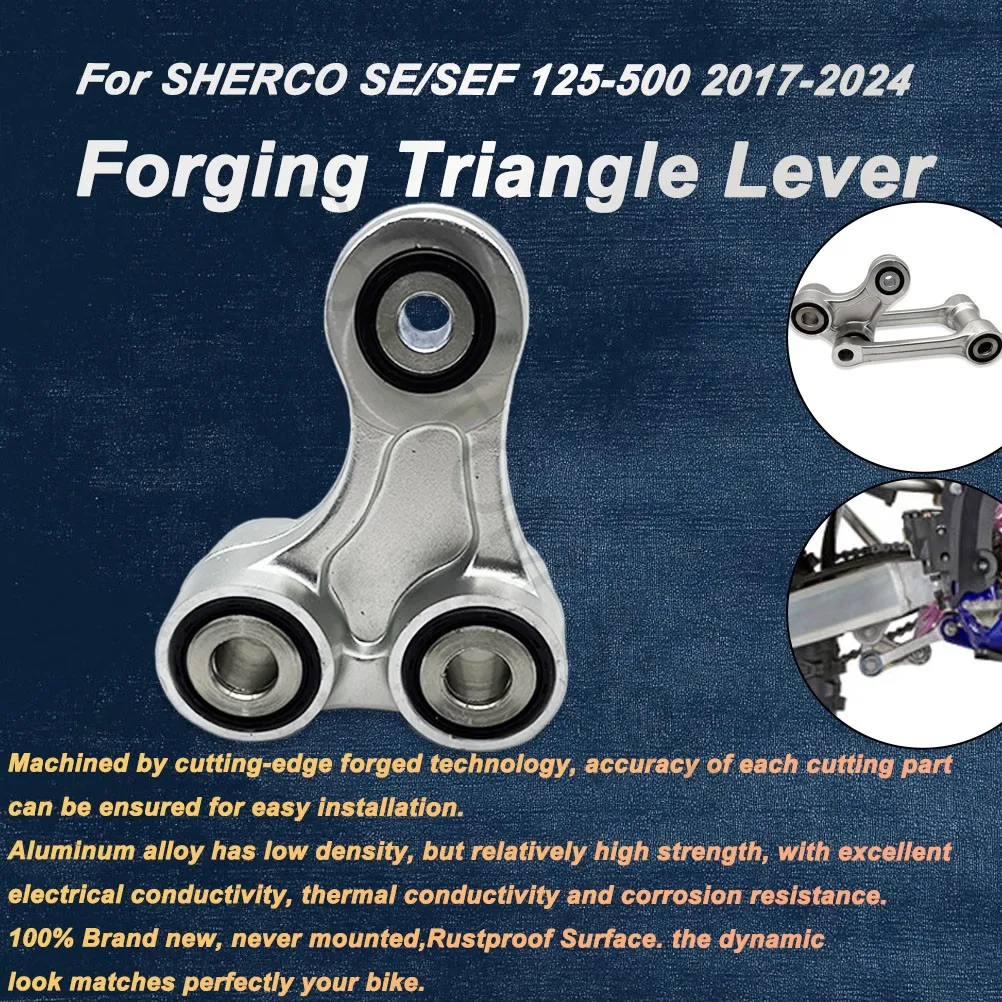 

OTOM 2017-2024 Motorcycle Triangle Lever Rear Shock Swingarm Suspension Forged Aluminum For SHERCO SE SEF 125 250 300 450 500
