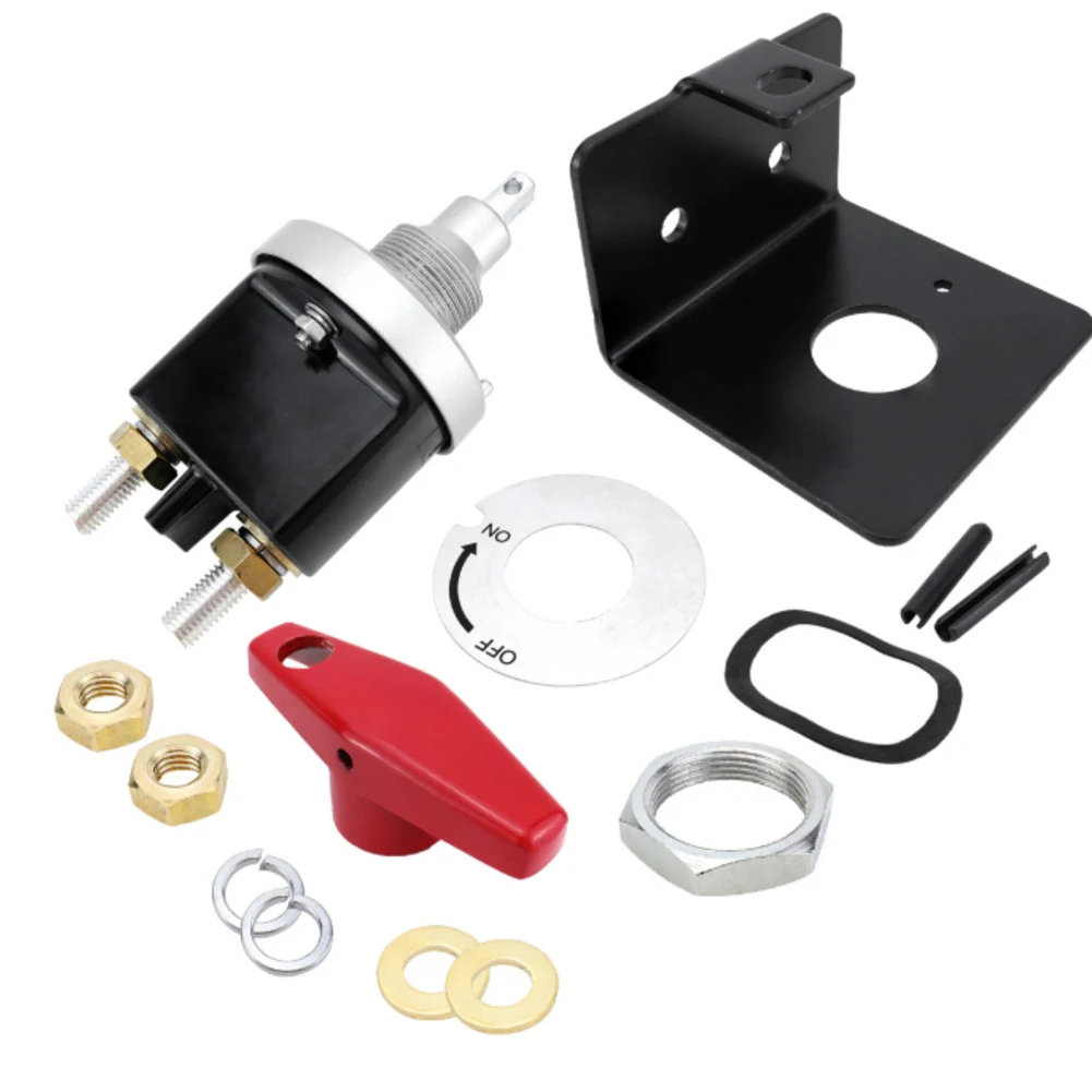 

For DIY Projects Battery Disconnect Switch 500A Switch Heavy Duty Disconnect Switch Automotive Switch User-Friendly Operation