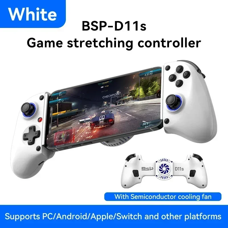 2025 new BSP D11 D11S Stretching Hall trigger Cooling Game Controller joystick For SWITCH PS xbox Android For Apple IOS Tablet