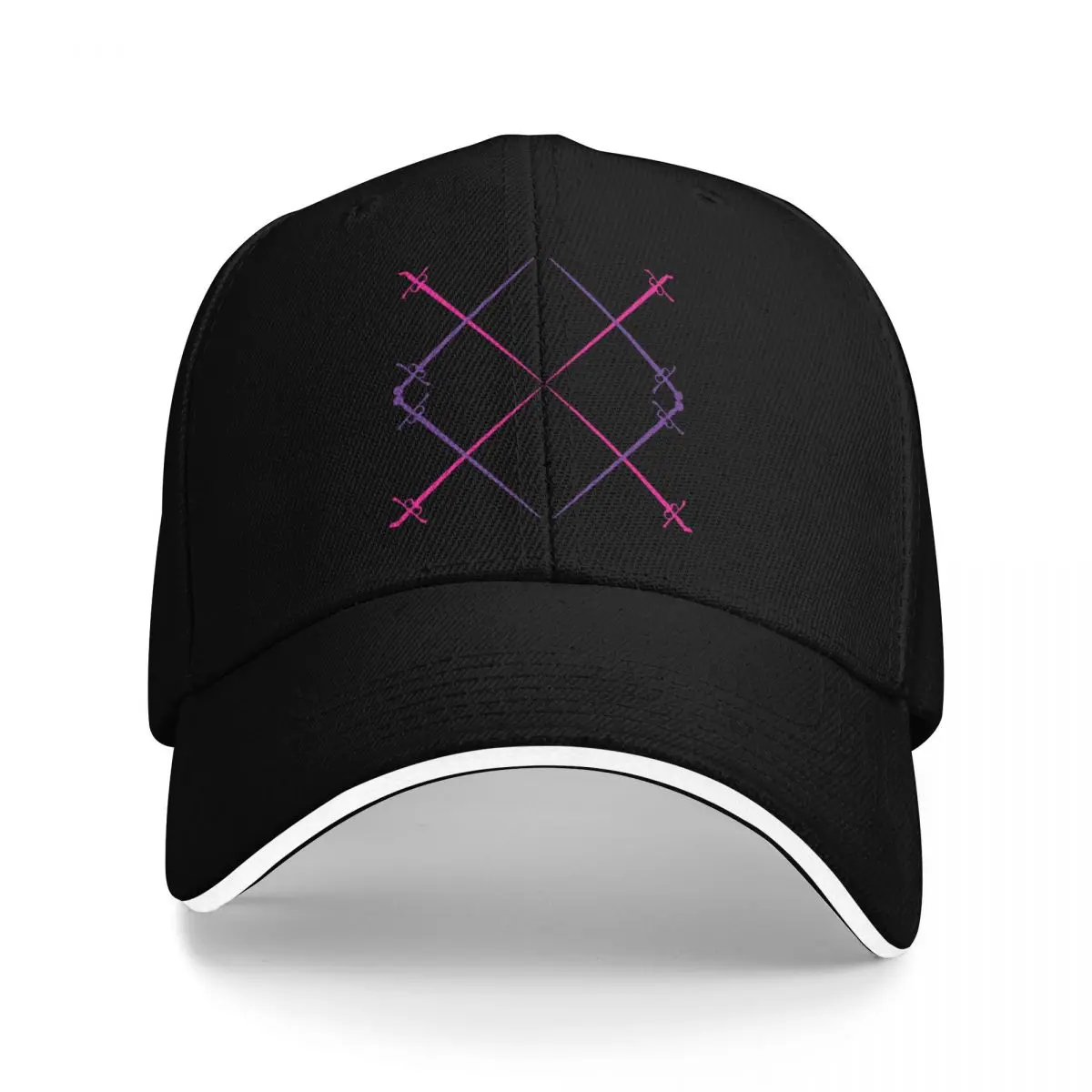 Single sword (pink/purple) Baseball Cap dad hat hiking hat For Men Women's