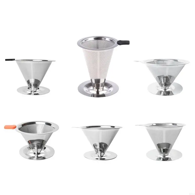 

MOLF Coffee Filter Reusable Coffee Dripper Coffee Holder Cone Funnel Basket