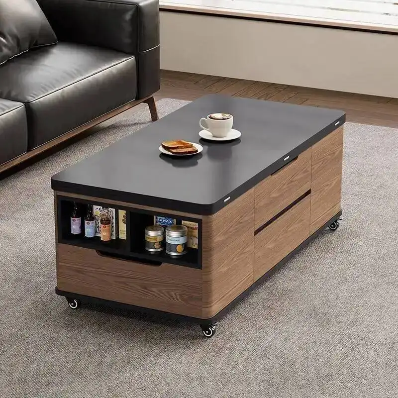 Solid Nordic Wood Coffee Table Designer Rustic Minimalist Modern Coffee Table Living Room Wohnzimmer Tisch Furniture For Home