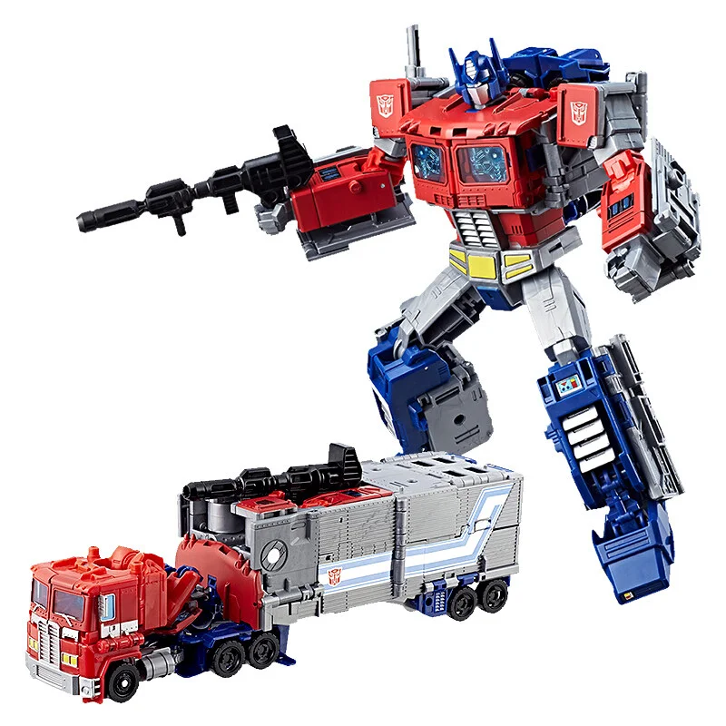Original auf Lager, Hasbro Transformers, Power of Heaven, Optimus Prime, Leader 22CM Jungen-Spielzeugmodell Geschenk