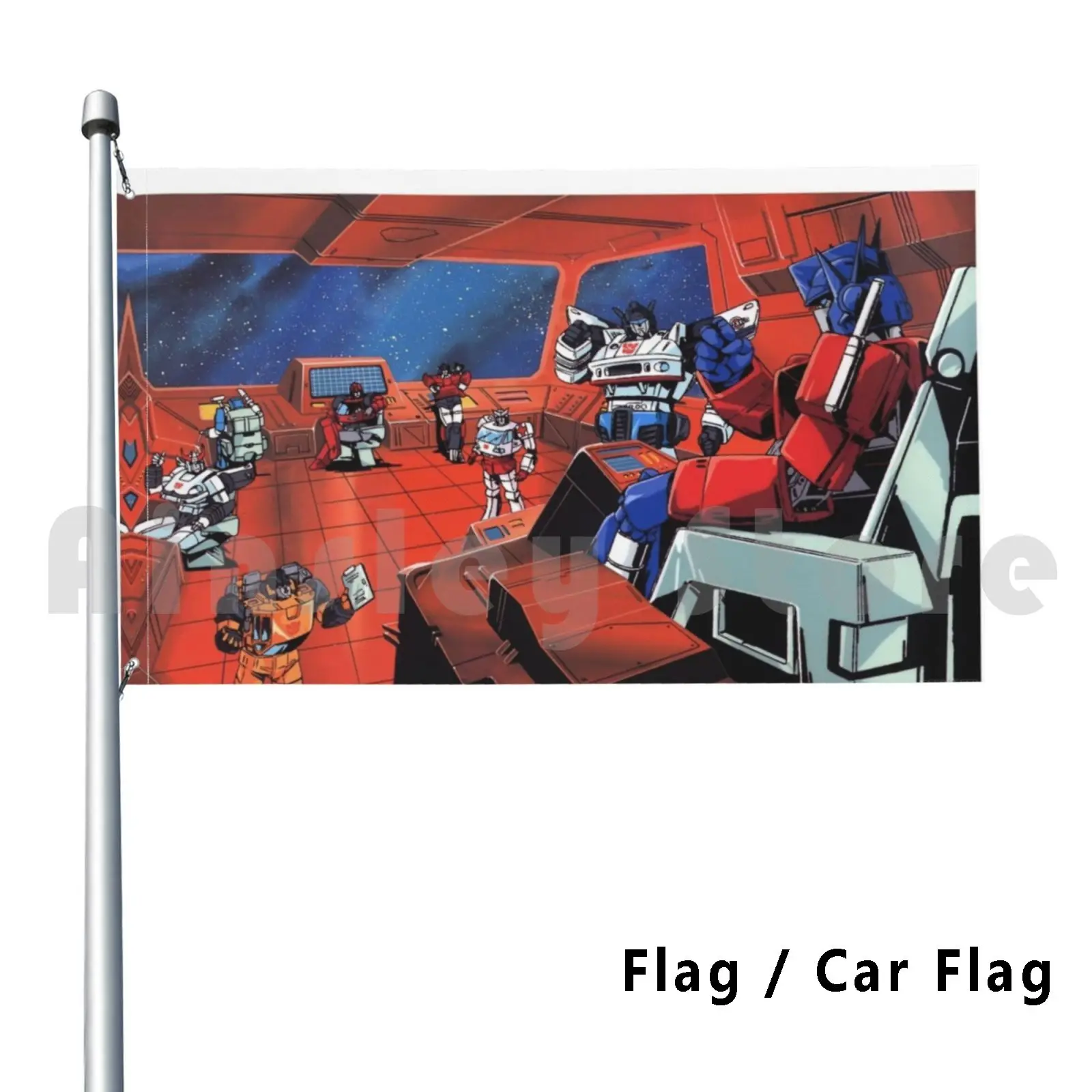 Flag Car Flag Tf Generation 1 Bots 491 Autobots Decepticons Decepticon Prime Soundwave