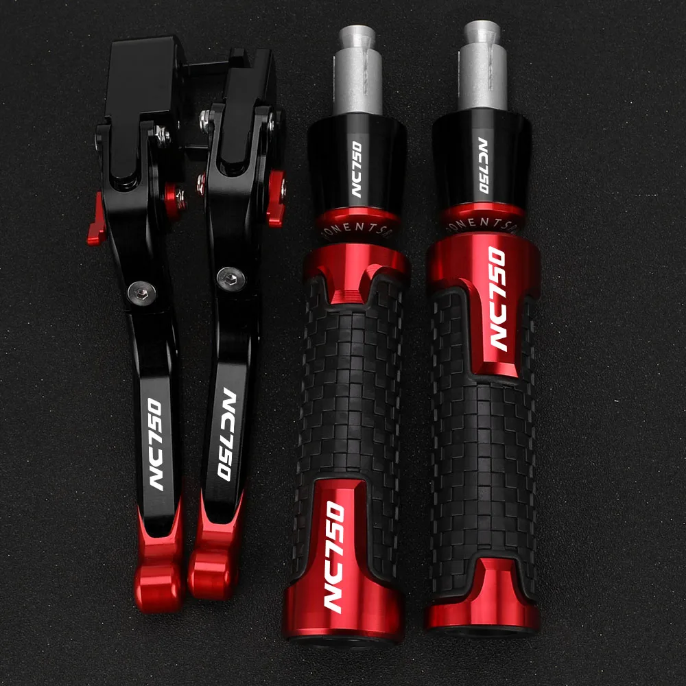 

NC750 S/X 2023 Motorcycle CNC Adjustable Brake Clutch Levers Handlebar grips for Honda NC750X NC750 X NC 750 2016-2022 2021 2020