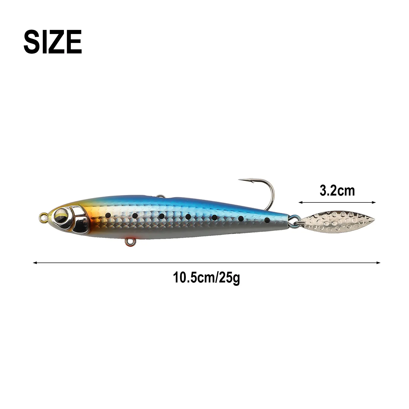 Sinking Pencil Sea Fishing Bait Cm Sea Fishing Bait Sinking Pencil Spoon Sequins Product Name Sea Fishing Bait