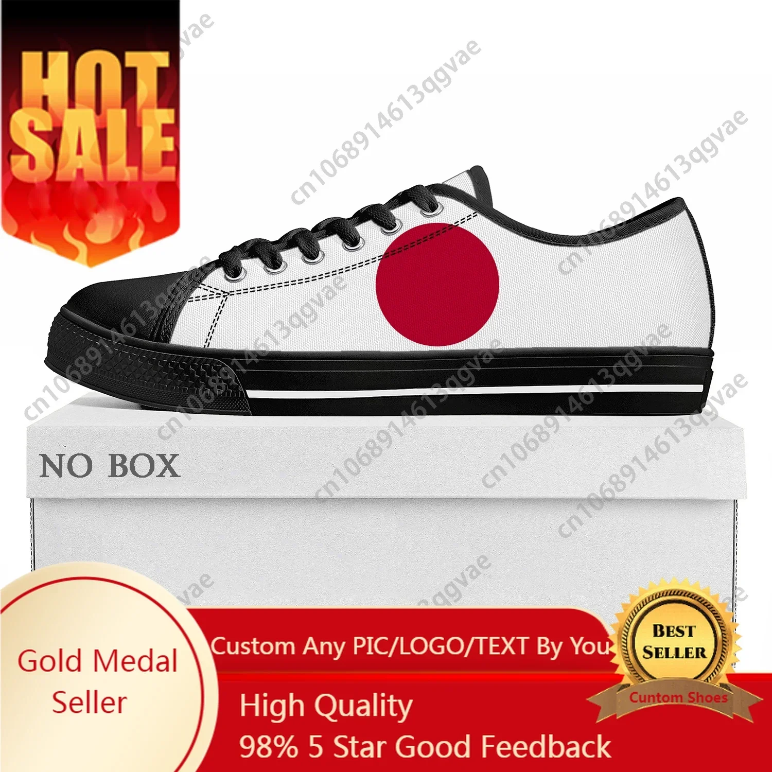 Japanese Flag Low Top High Quality Sneakers Mens Womens Teenager Canvas Sneaker Japan Prode Casual Couple Shoes Custom Shoe