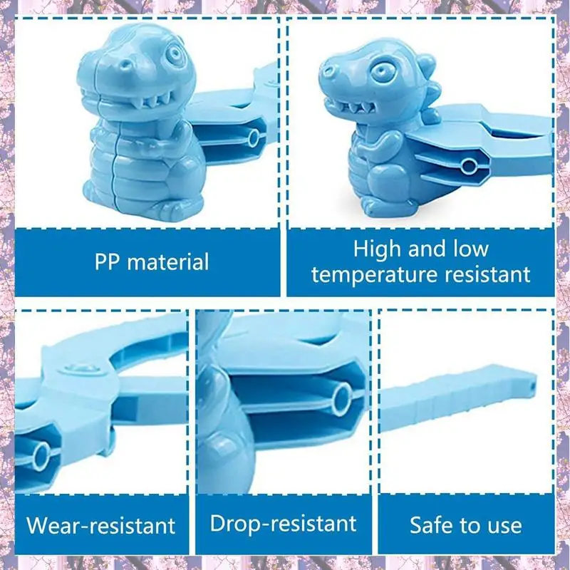 

T84C-15 PCS Snowball Maker Tool Snow Toys Kids Winter Outdoor Toys Snow Ball Clip Snow Games For Kids And Adults