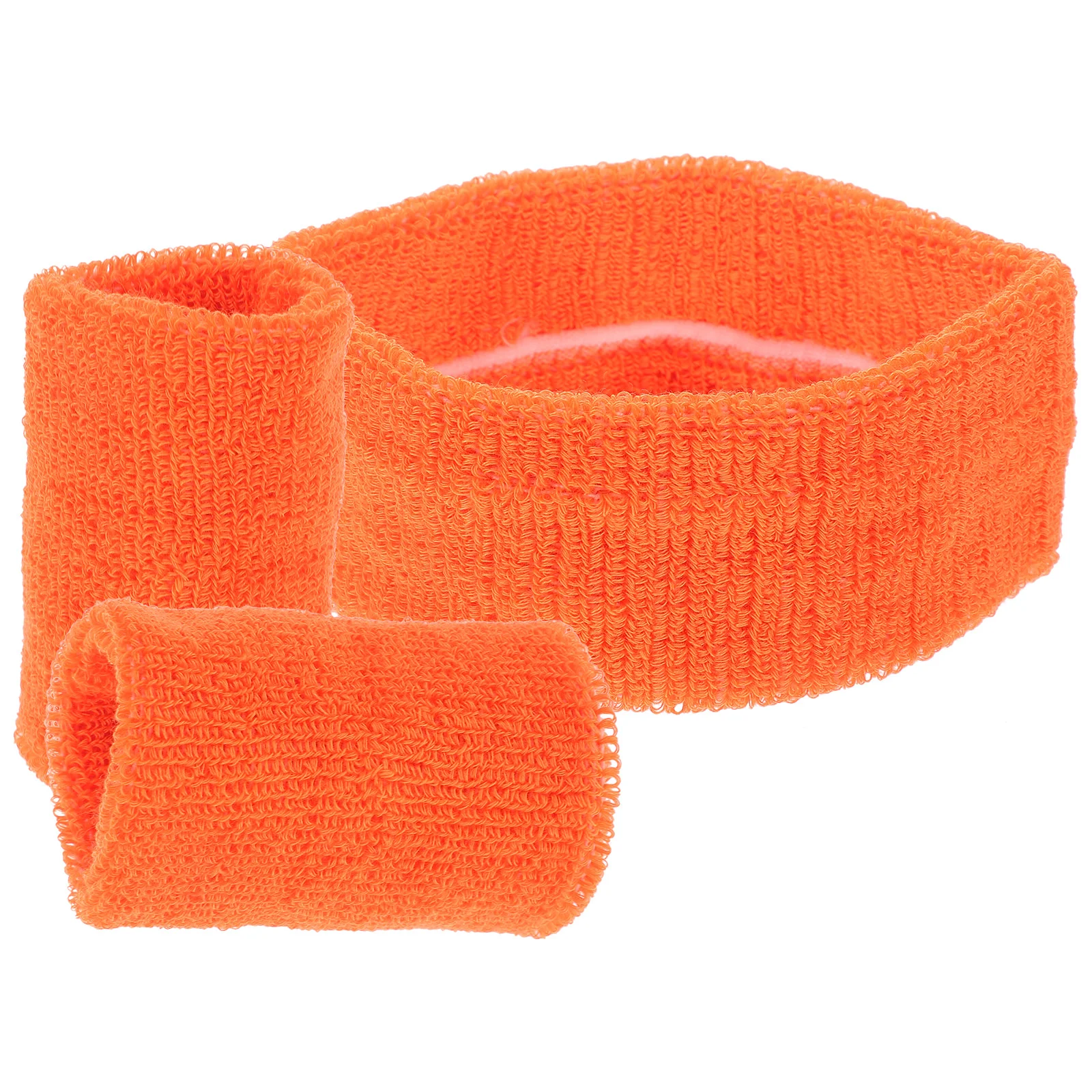 

Wrist Band Sweatband Wristband Headbands for Women Workout Accessories Running Yoga Sweatbands Orange Fitness