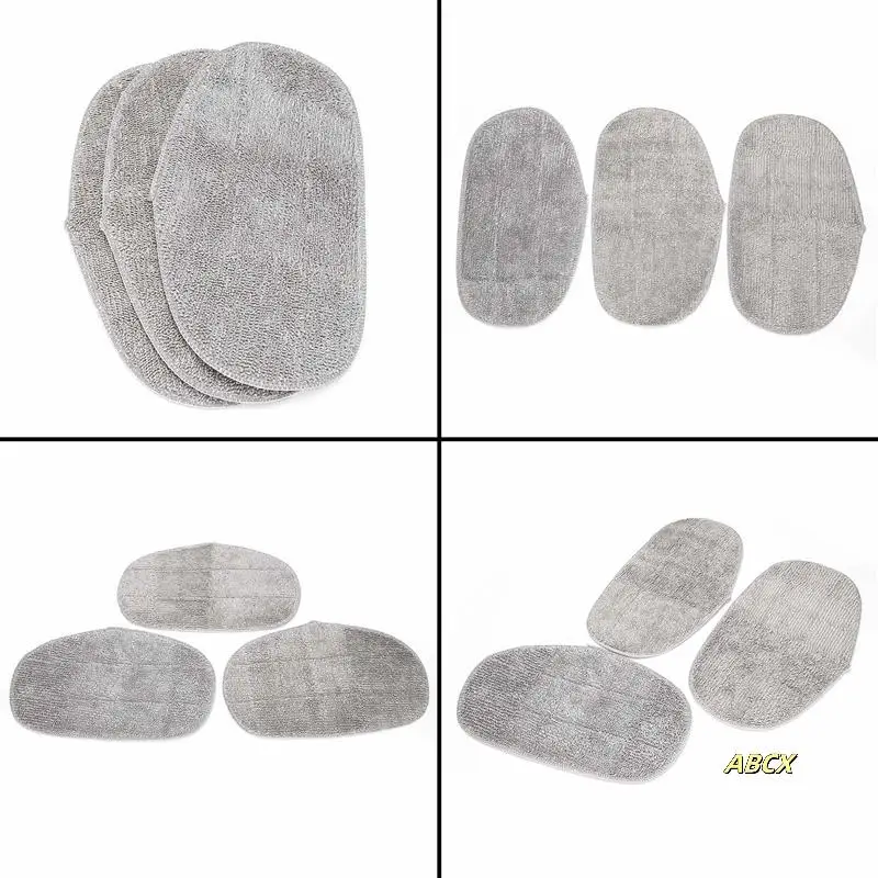 

3 шт. ткань для мытья полов для Leifheit Cleantenso пароочиститель паровой метлы крышка стеклоочистителя чистящая тряпка для швабры Pad