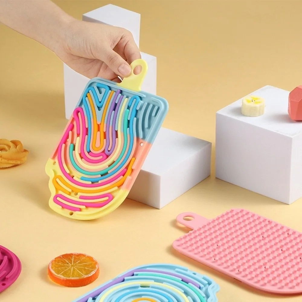 

Ice Sticks Shape Sensory Fidget Toys 12 Strings Double-Sided Sensory Activity Board Stress Relief Calming Space Sensory Board