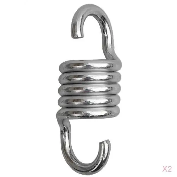 Suspension Hooks Springs Strong Steel Hammock Chair Hardware Hanger for Garden Egg Chair Hammock Hanging Setup