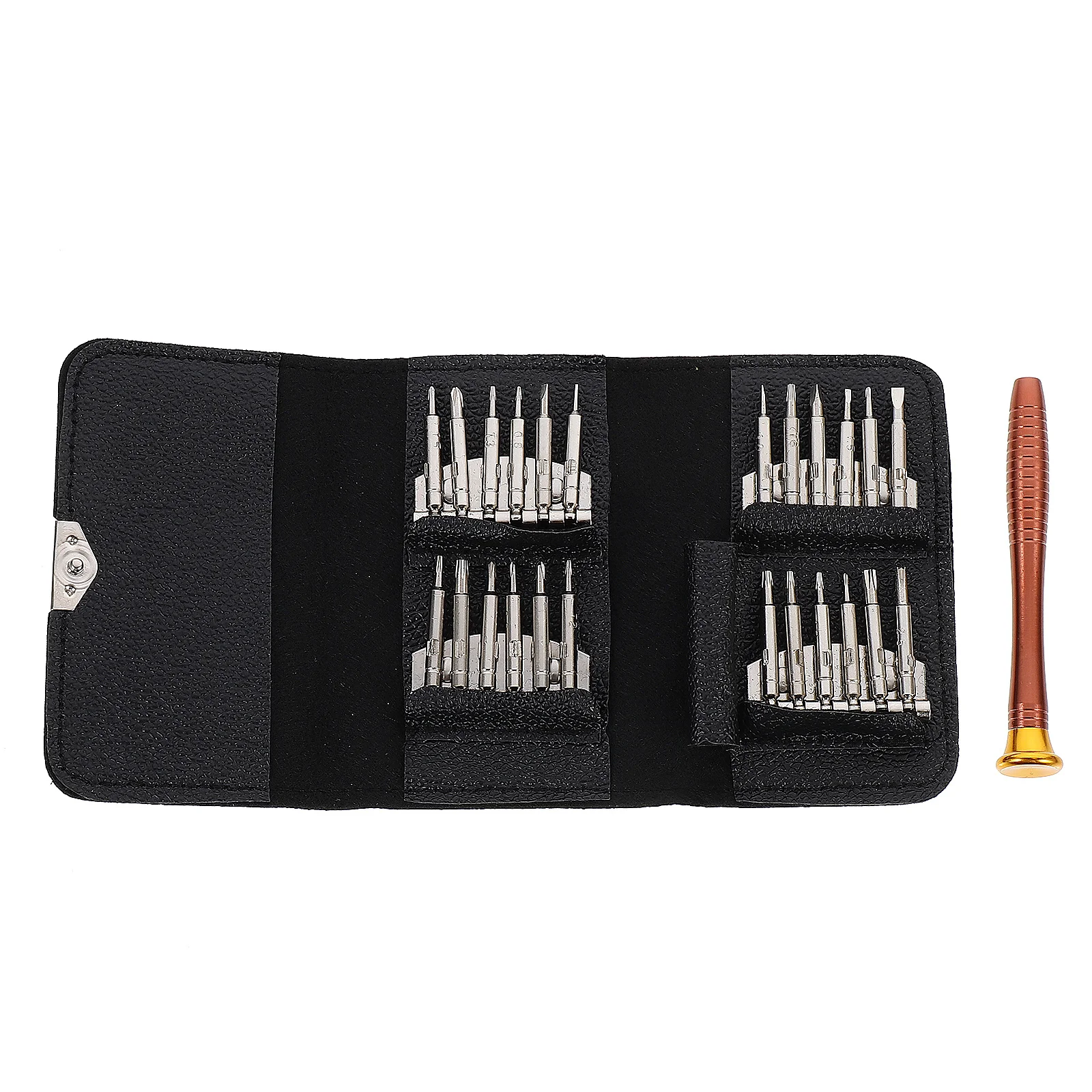 

1Set Precision Screwdriver Set 25 in 1 Mini Repair Tool for Glasses Phone Laptop Electronics Repair Kit Magnetic Bit Storage