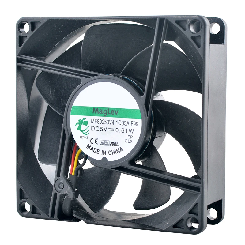 

MF80250V4-1Q03A-F99 8 см 80 мм Тихий осевой вентилятор охлаждения DC5V 0,61 Вт 3-контактный для источника питания маршрутизатора 80x80x25 мм - компьютерный вентилятор