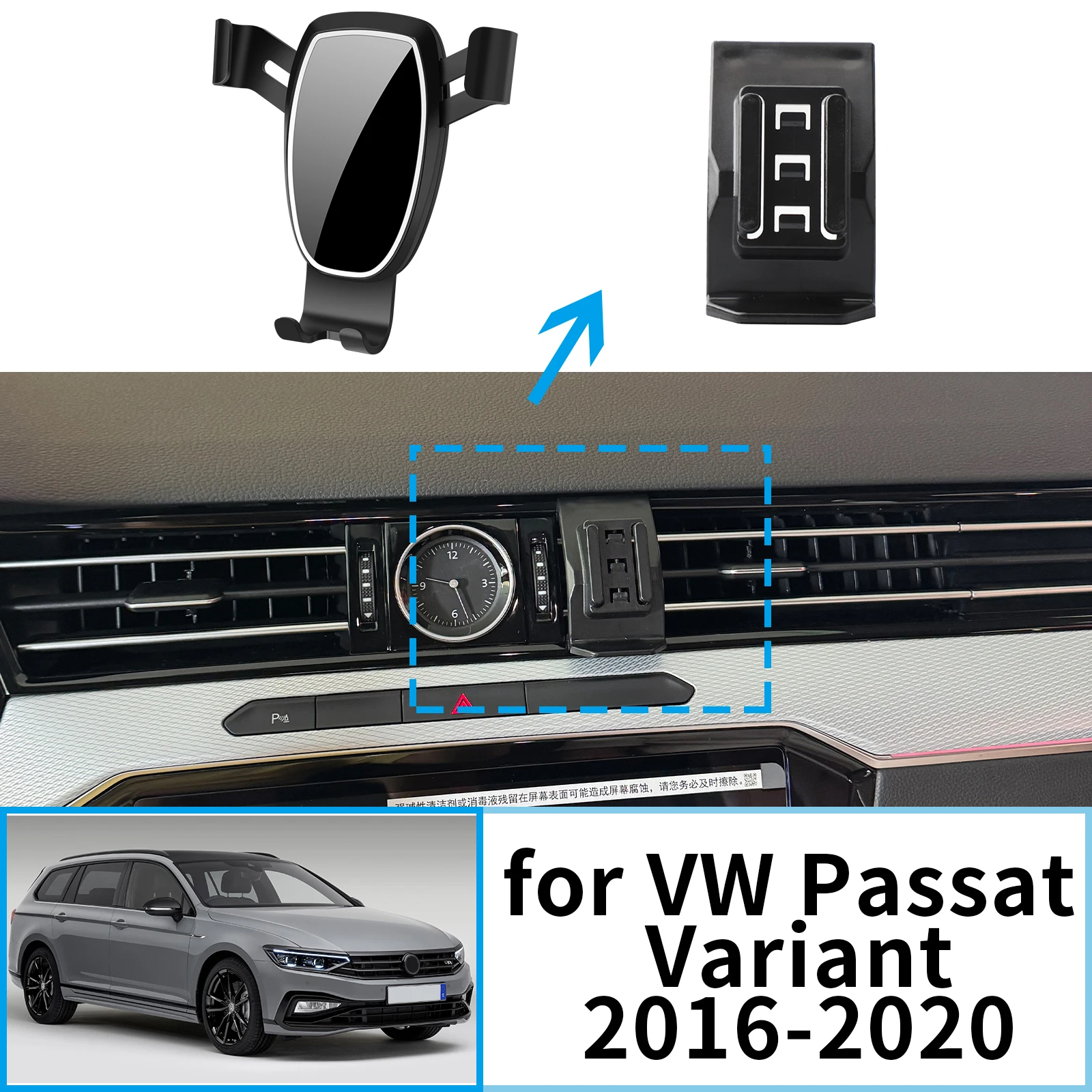 

fit for VW Passat Variant 2016 2017 2018 2019 2020​​ Navigation Bracke Screen Base Phone Holder Mount Car ​​accessoires