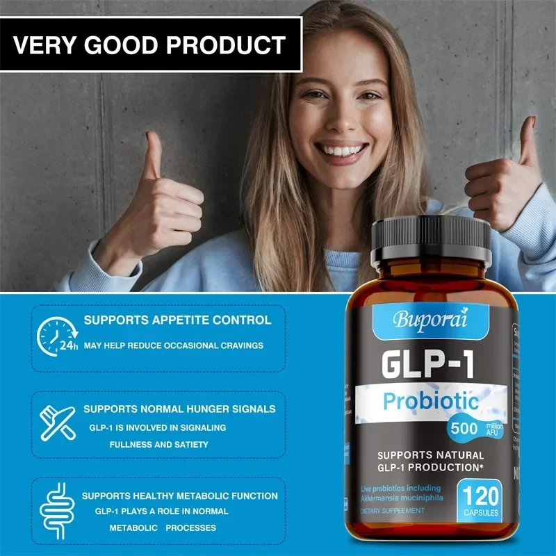 GLP-1 Probiotic Capsules - Natural Digestion, Constipation and Bowel Movement Relief, Gut Health, Boost Metabolism - Image 5