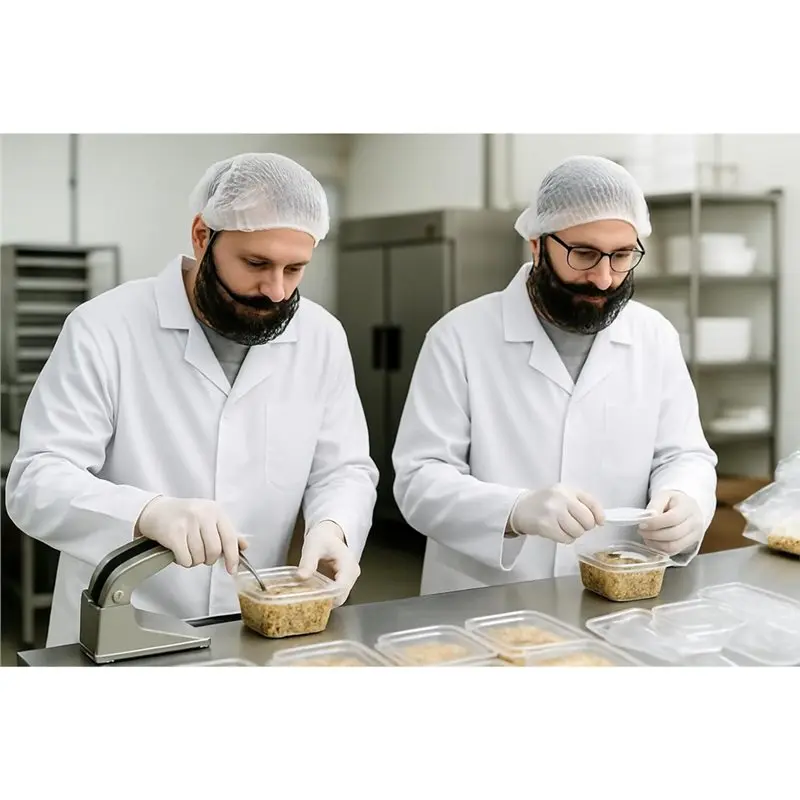 Efficient-Beard Protector Nets Breathable Beard Protector Nets Elastic Nylon Single Loop Facial Bandanas