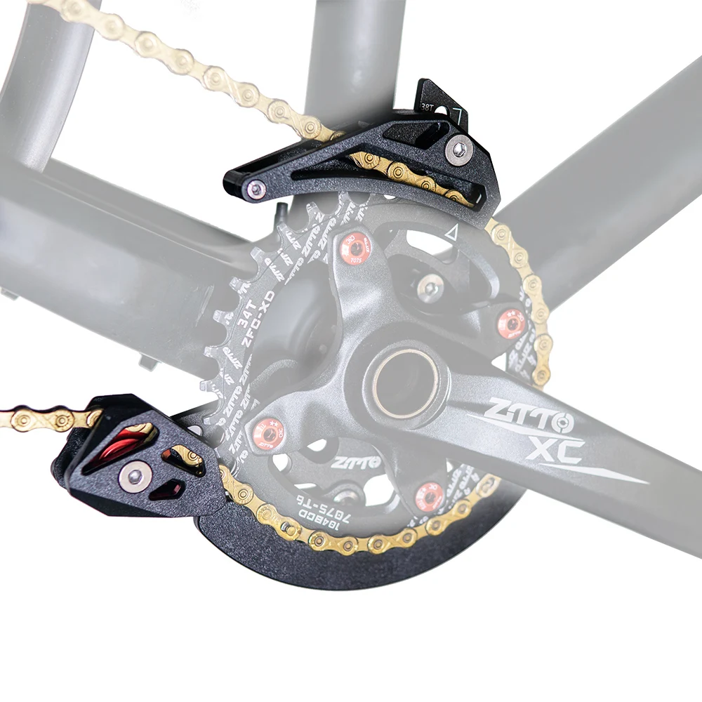 ZTTO MTB ISCG05 سلسلة دليل سلسلة Guard1x دراجة هوائية جبلية بكرة سلاسل استقرار DH 32-38T BSA متوافق دراجة CG04 #1