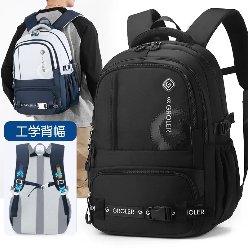 Casual Travel Laptop Backpack for Middle High School & College Students,Outdoor School Bag for Teens,Ergonomic Daypack