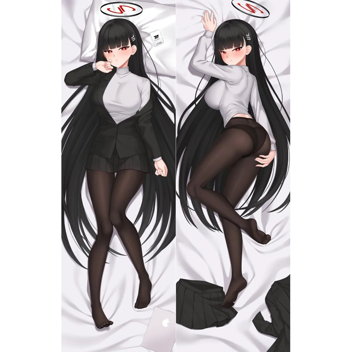 

Dakimakura Anime Blue Archive Tsukatsuki Rio Double-sided Print Life-size Body Pillows Cover Adult Pillowcase