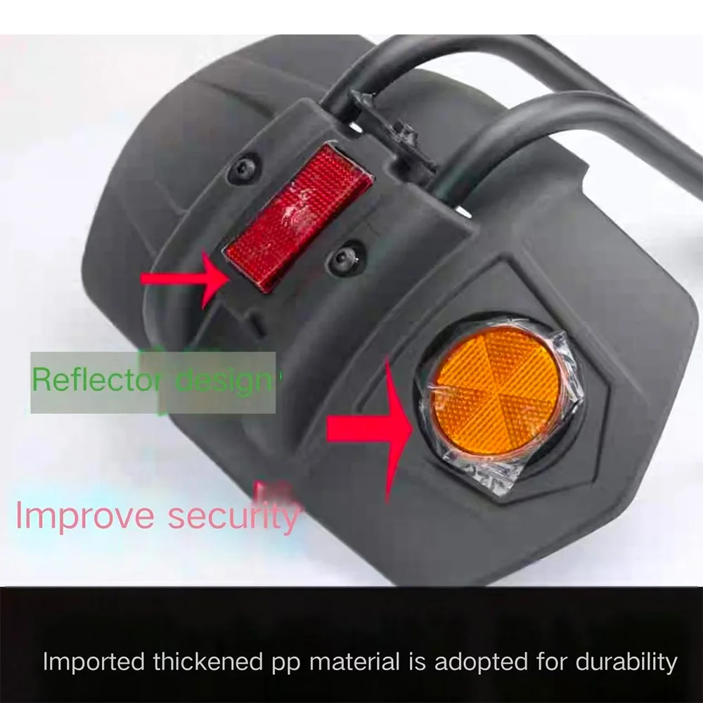 For QJMOTOR QJ SRK550 SRK 550 Mud tile water blocking leather backing anti throwing mud accessories