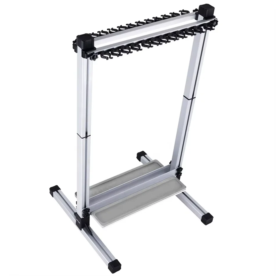 جديد انفصال سبائك الألومنيوم الصيد رود حامل المحمولة متعددة قضيب دعم لقارب النهر الصيد والتخييم