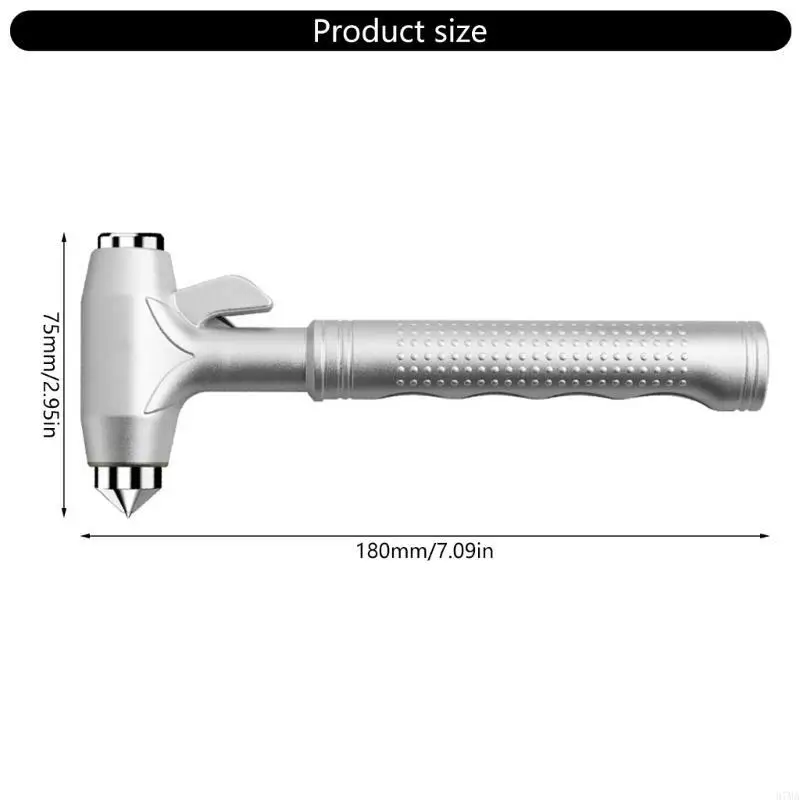 Solid Car Emergency Safety Hammer Escape Tool Car Window Breaker Seat Belt Cutter Multifunctional Escape Tools Car Accessories
