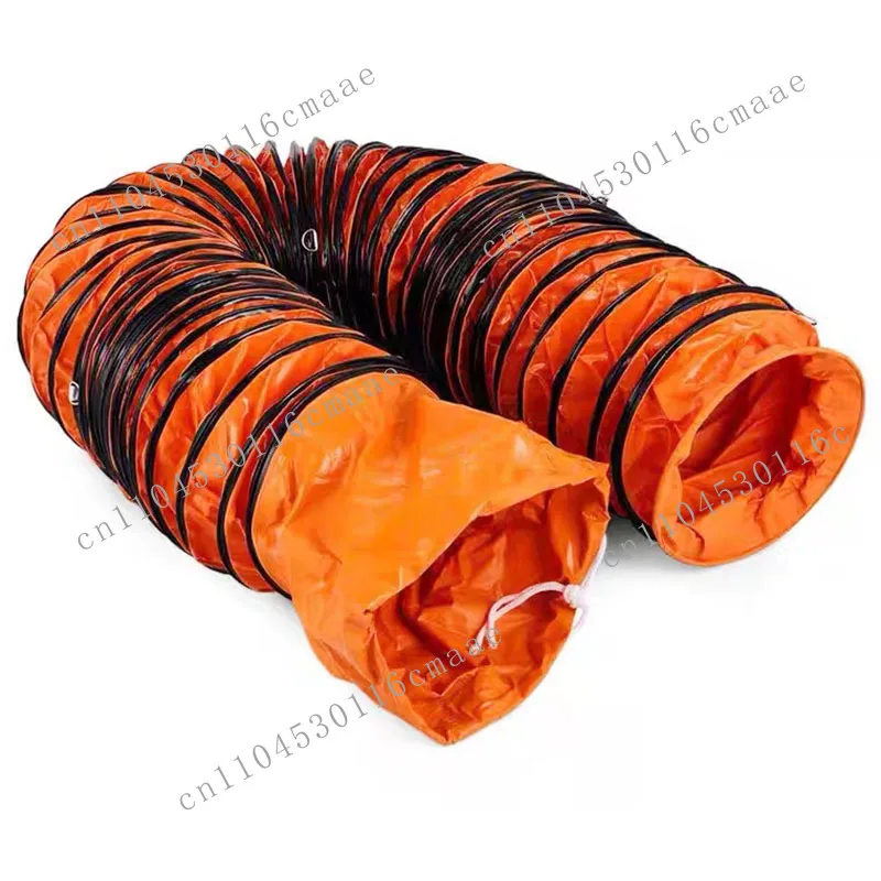 

New Telescopic Air Duct Mine Paint Ventilation Pipe High Temperature Resistant PVC Canvas Exhaust Fan Hose
