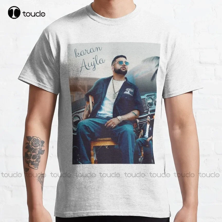 

Karan Aujla Classic T-Shirt Shirt Printing Custom Aldult Teen Unisex Digital Printing Tee Shirt Xs-5Xl Cotton Christmas Gift New