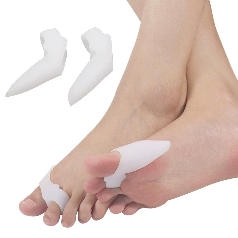 1/2/5Pair Silicone Toe Separator Orthopedic Hallux Valgus Hammer Toe Pedicure Correction Straightener Protector Finger Foot Care