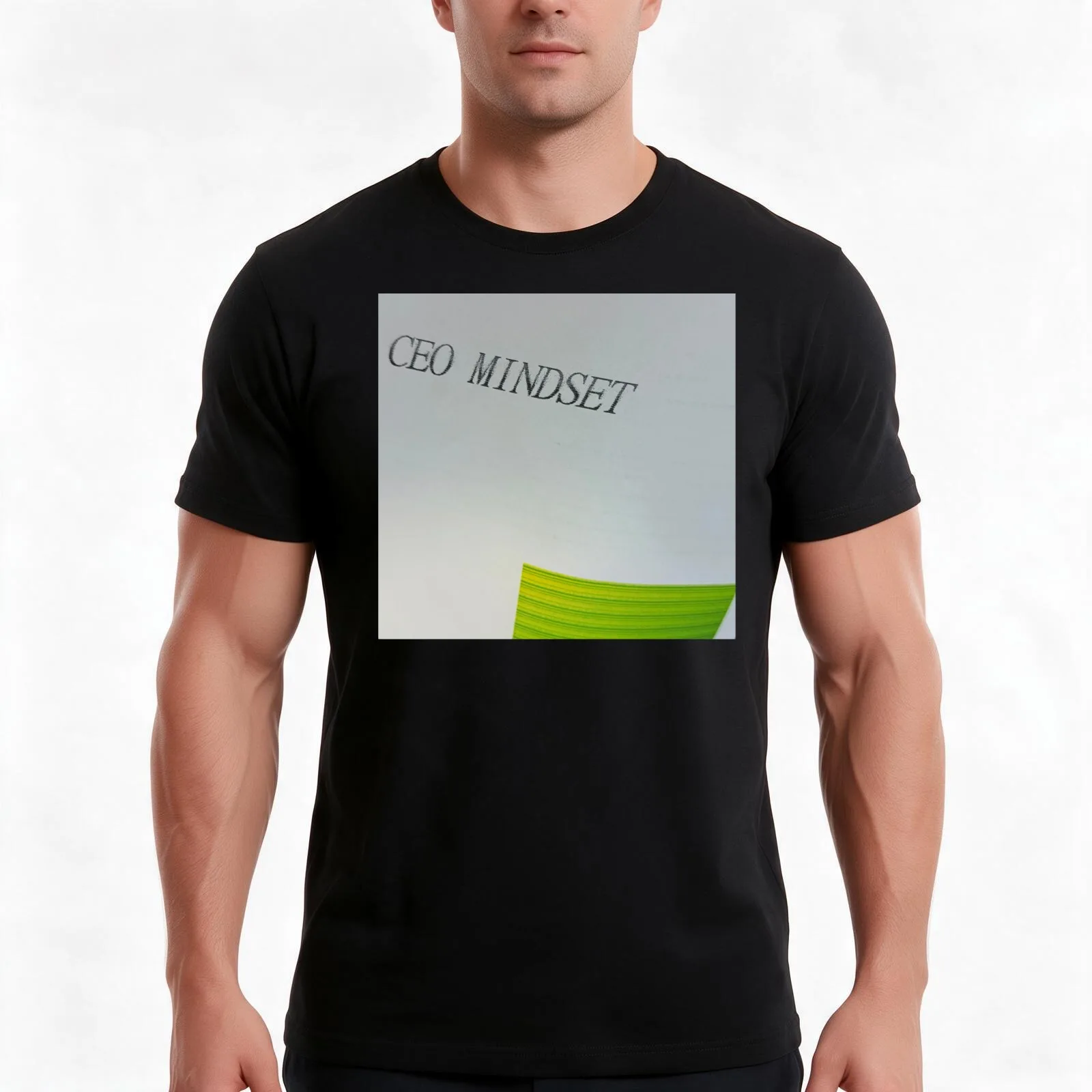 CEO Mindset T-Shirt, Summer Casual Cotton Tee, Oversized Streetwear Tops, Vintage Graphic Print, Loose Fit Short Sleeve