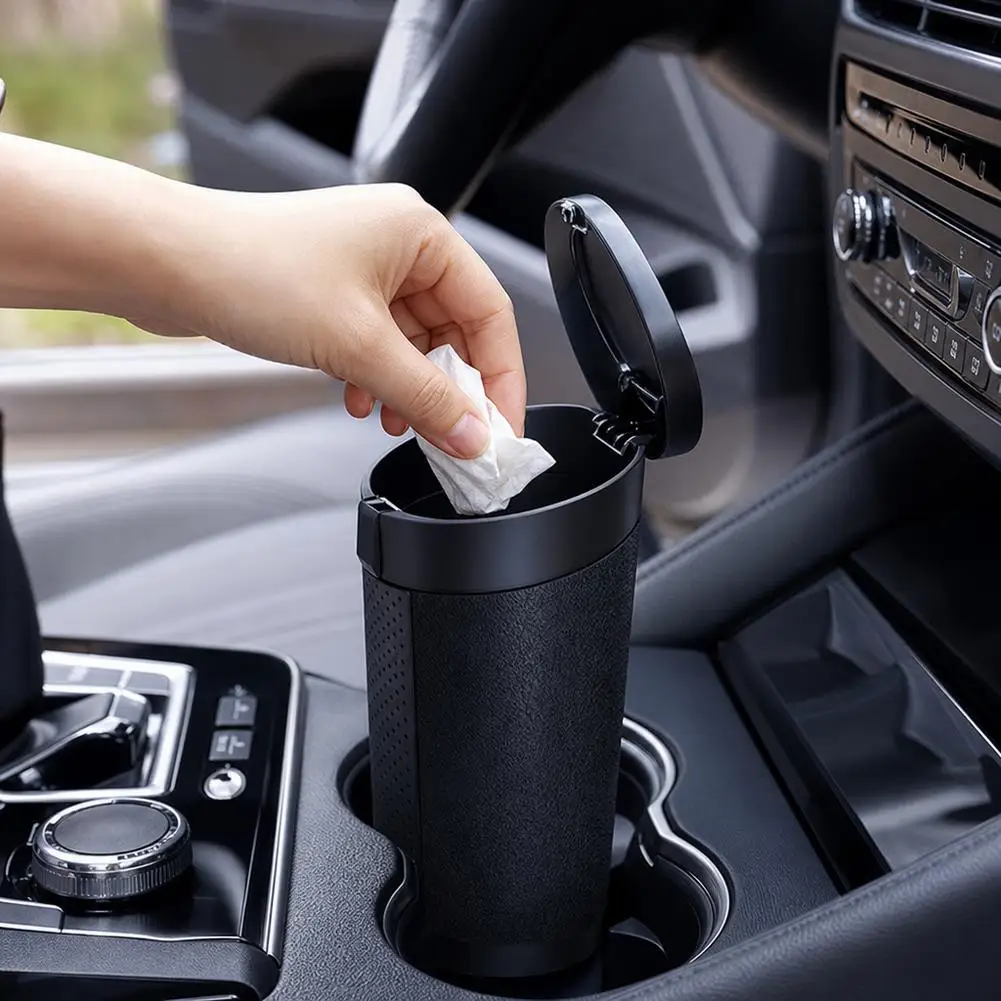 Car Mounted Garbage Bin Portable Garbage Bin Cup Bin For Storing And Organizing Garbage Inside The Car
