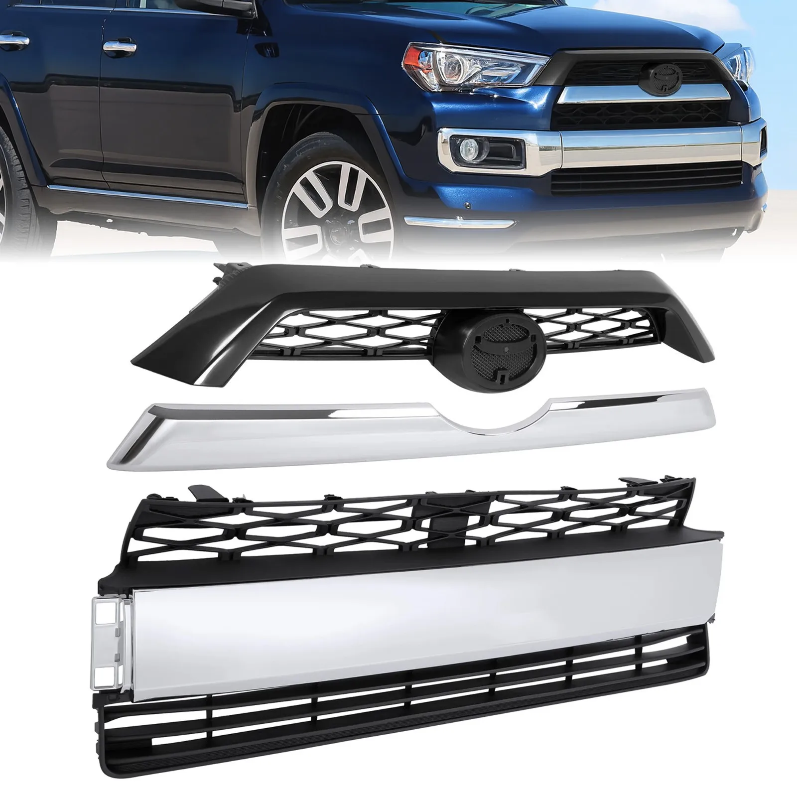 

Решетка переднего бампера для Toyota 4Runner Limited 2014-2019 годов # 5310135080A0