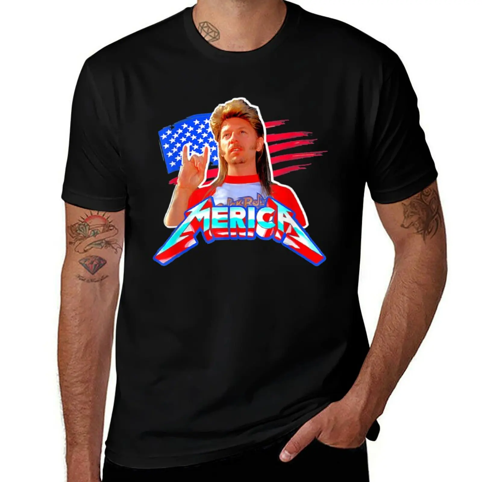 4th Of July Merica Funny Joe dirt s Funny T-Shirt Moisture Wicking Quick Dry Tee T-Shirt