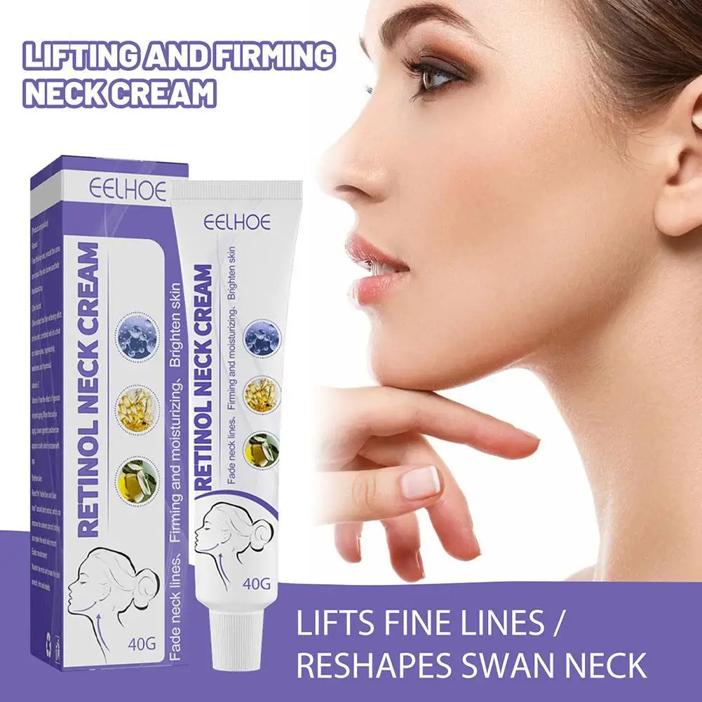 Retinol Neck Cream Wrinkle Removal Firming Sagging Dropshipping Fade Care Lines Dead Neck Improve Skin Eliminate Elasticity T6p9