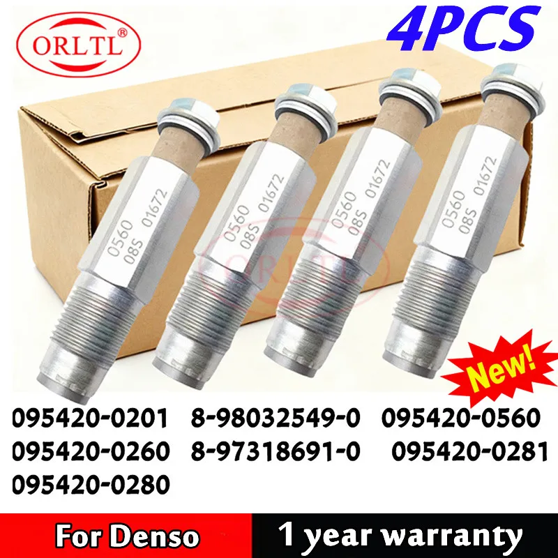 

4PCS 095420-0260 8-97318691-0 095420-0281 095420-0201 8-98032549-0 095420-0560 Original Fuel Pressure Relief Valve Limiter Valve