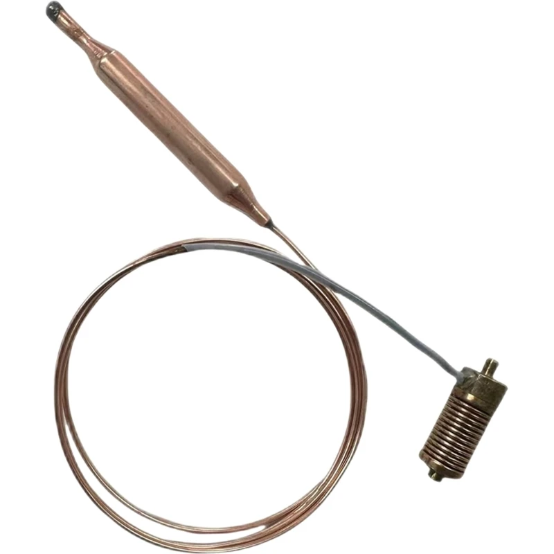 Gas Oven Temperature Probe Kitchen Appliance Component Temperature Probe Brass Texture Suitable for Even Dropshipping