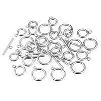 10Sets Stainless Steel OT Clasp Toggle Clasps for DIY Jewelry Making Necklaces Connectors Bracelets Hooks Crafts Accessories
