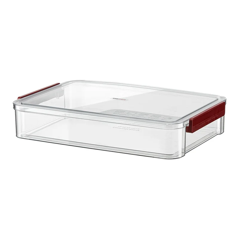 

A4 Transparent Storage Box Portable Plastic Document Stationery Jewelry Storage Case School Home Office Supplies
